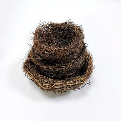 10-15Ccm Rattan Bird Nest Eor fasten Eggs Decoratior Artific