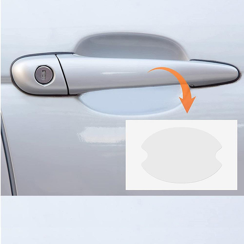 推荐10pcs Car Door Handle Protective Film Transparent Door H