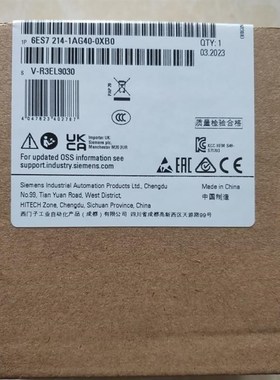 CPU 1-14C S7-200主模块6ES721241AG40/1BG40/1HG40-0XB0/O