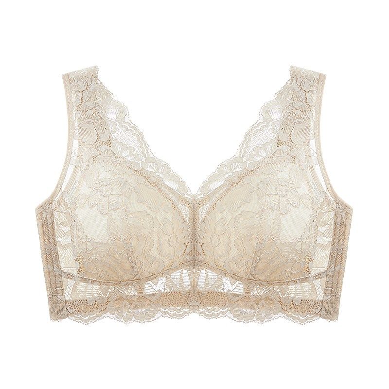 大码美背内衣女薄款大胸显小无钢圈文胸罩聚拢收副乳调整型防下垂,女士内衣/男士内衣/家居服,文胸,淘宝优惠券,粉丝福利购,淘宝优惠卷