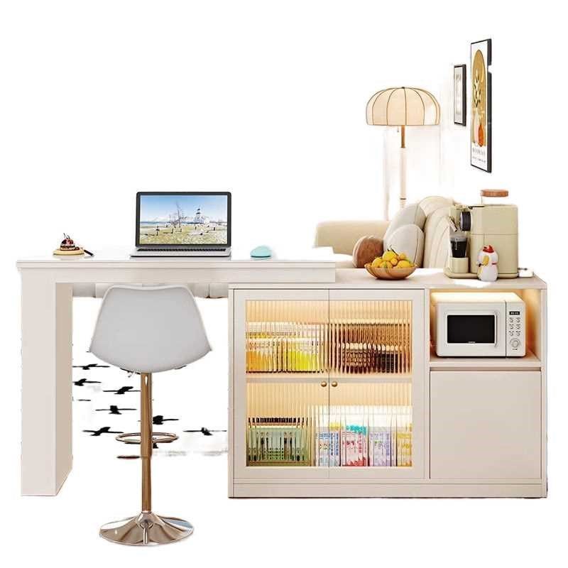 【折扣价】dde实木吧台桌子家用酒柜隔断客厅现代岩板餐边柜一体,商业/办公家具,酒吧台,淘宝优惠券,粉丝福利购,淘宝优惠卷