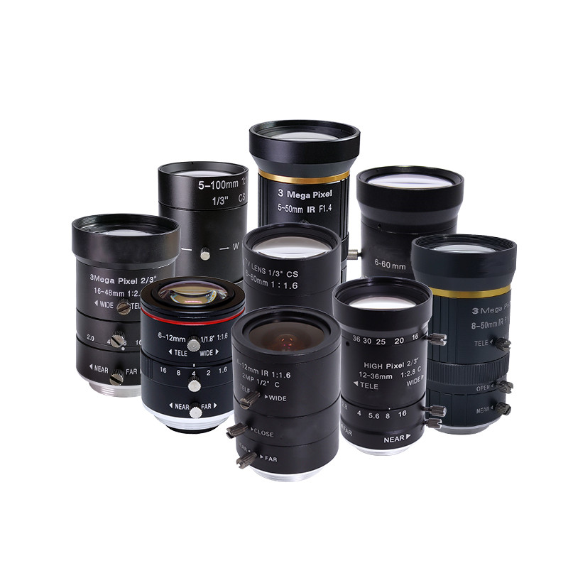 变焦工业相机镜头高性价手动变焦高清低畸变c口2.8-120mm焦距可选