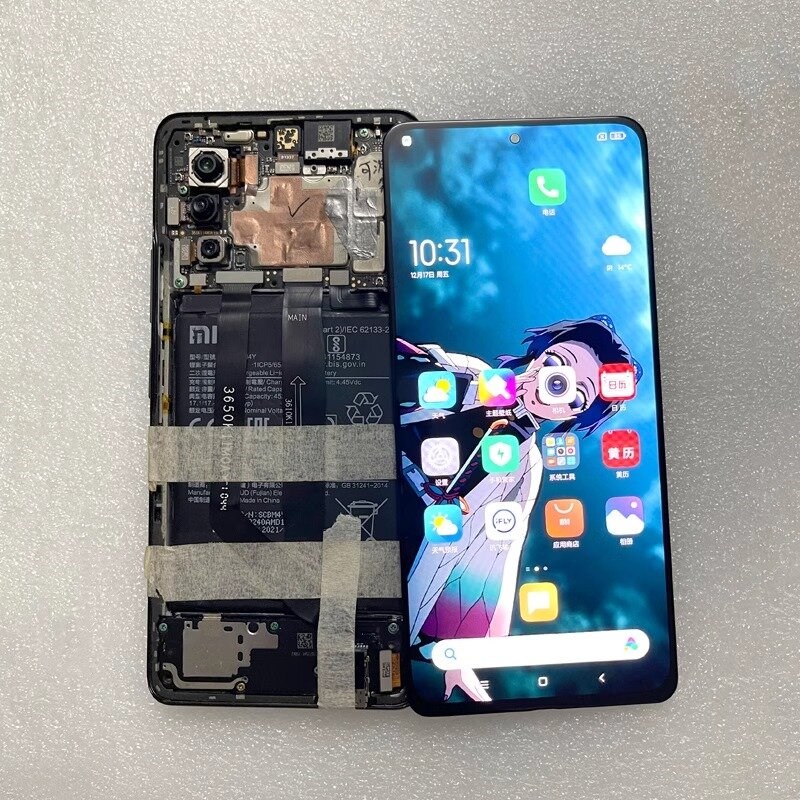 适用于红米k40s/pro/K40游戏增强版屏幕总成黑鲨4/4S/黑鲨5原装屏