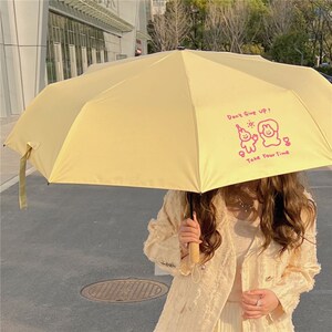 现货雨伞晴雨两用女户外防晒防紫外线手动折叠便携学生高颜值遮阳