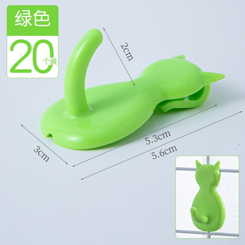 小猫挂钩网片网格货架铁丝网配件超市夜市挂钩网钩子展会陈列新款