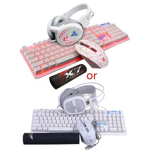 Illuminated K59 4Pcs Keyboard Set USB 推荐 Wired Mechanical