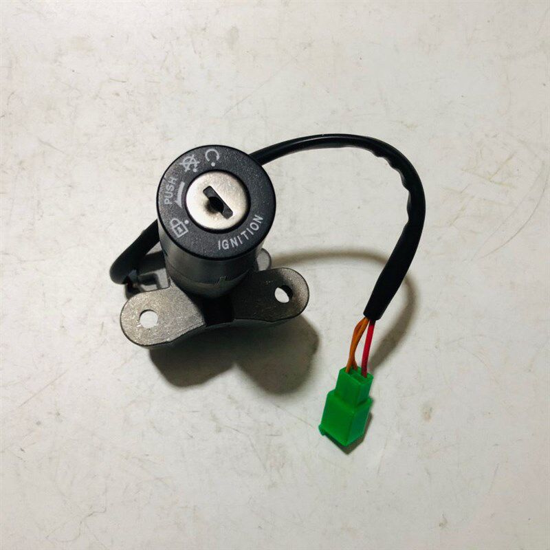 适用国三钻豹HJ125K-2A/3A套锁电门锁坐垫点火开关油箱盖锁长13.5