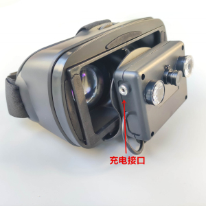 VR头戴双目红外夜视仪双筒目可走夜路密室逃脱用全黑户外室内可用