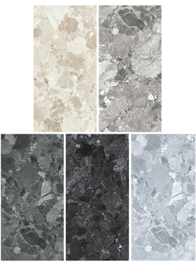 灰黑色大颗粒哑光防滑水磨石瓷砖z餐厅卫生间连锁店铺地砖墙砖120