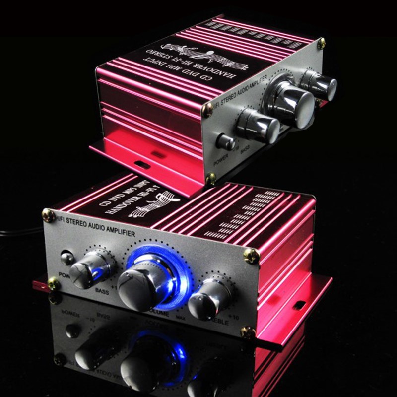 HIFI2.0车载超迷你汽车电脑桌面功放12V伏日本芯片小功放机