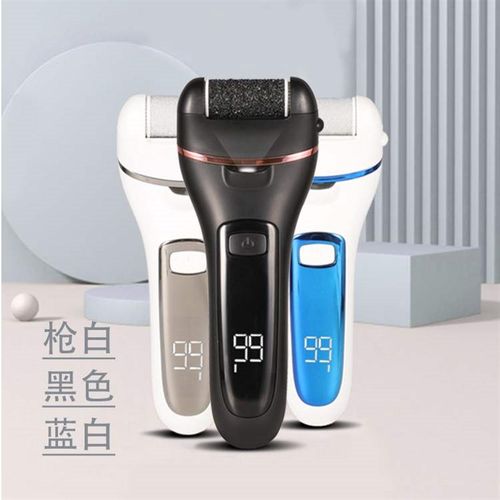 新款电动去死皮老茧修脚器全身水洗充电式数显带灯美脚修足磨脚器