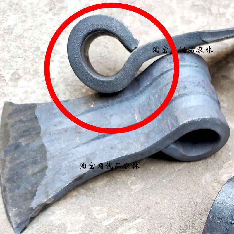 劈柴斧弹簧板斧头纯手工锻打户外c采伐砍柴劈柴工具汽车弓子板斧
