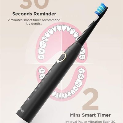 推荐Fairywill Electric Toothbrushes for Adults Kids 5 Modes