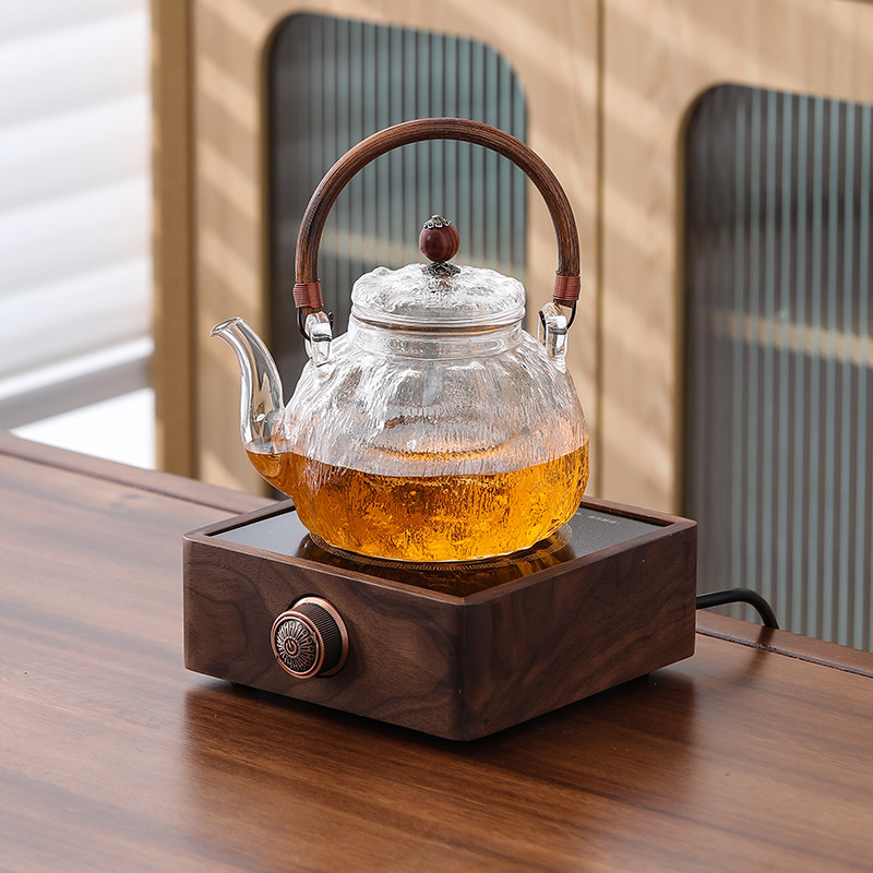 2024新款玻璃煮茶壶耐高温电陶炉茶炉蒸煮两用煮茶器家用提梁,餐饮具,煮茶炉,淘宝优惠券,粉丝福利购,淘宝优惠卷