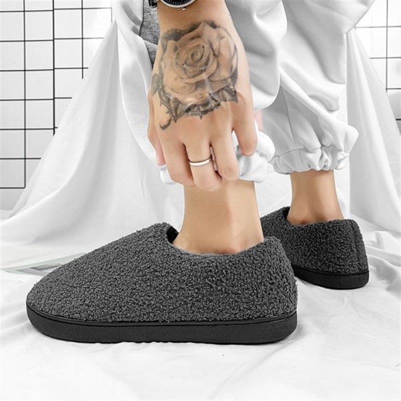 棉拖鞋男士特大码冬季45老年46加大号47软底居家用防滑毛绒拖鞋棉,流行男鞋,包头拖,淘宝优惠券,粉丝福利购,淘宝优惠卷