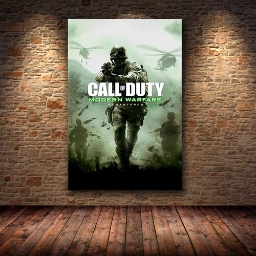 Call of Duty Modern Warfare Wall Art Canvas Poster And Print