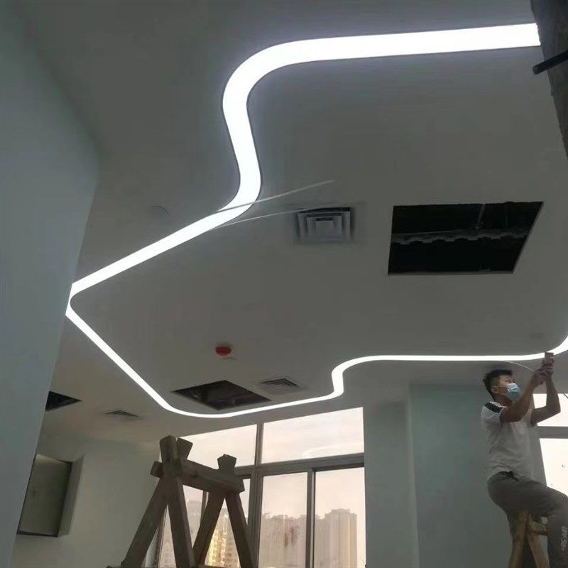 软膜天花吊顶白色透光软膜广告灯箱天花板灯膜uv软膜无边框卡布灯