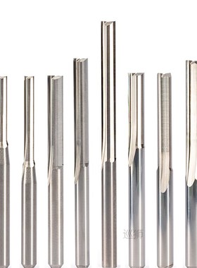 3pcs/lot 8mm 6mm 5mm 4mm 3.175mm Two Flutes Straight Router