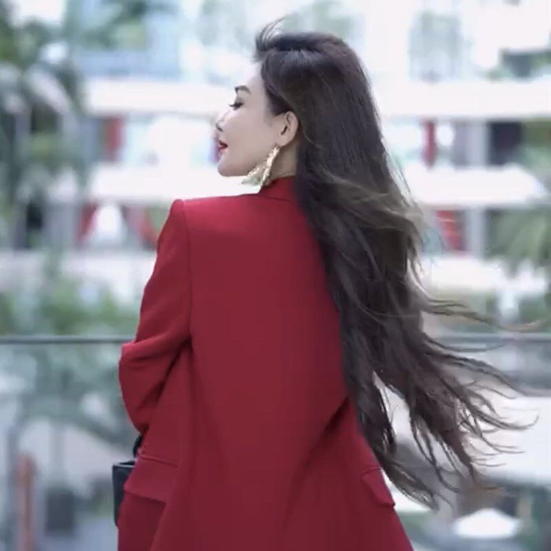 网红爆款小个子御姐风时尚三件套裙女显瘦西服外套+吊带背心+短裙