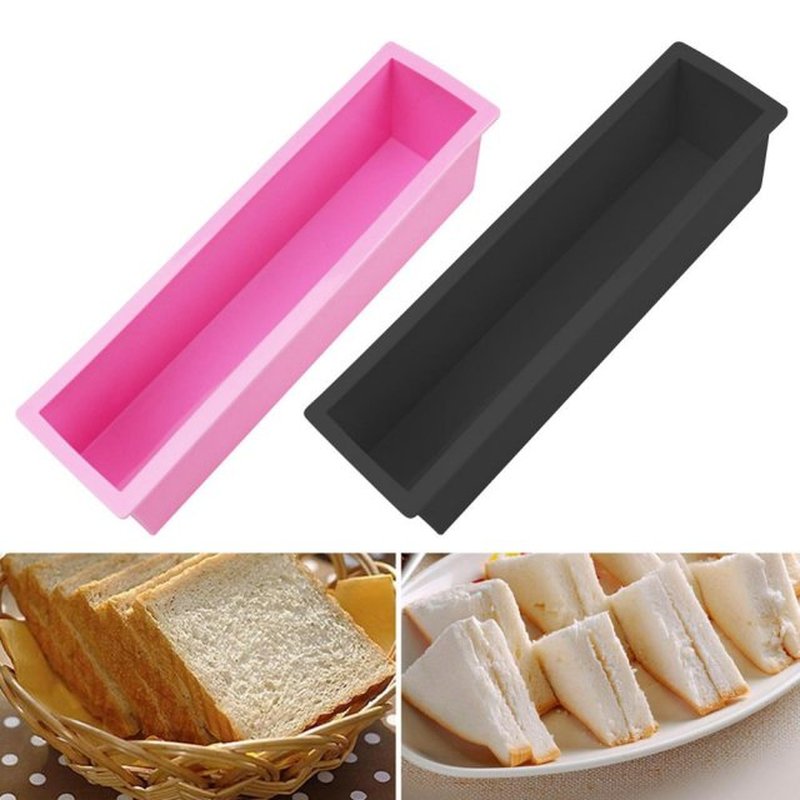 推荐DIY Rectangle Mold Soap Mould Cuboid Bar Loaf Cake Bread