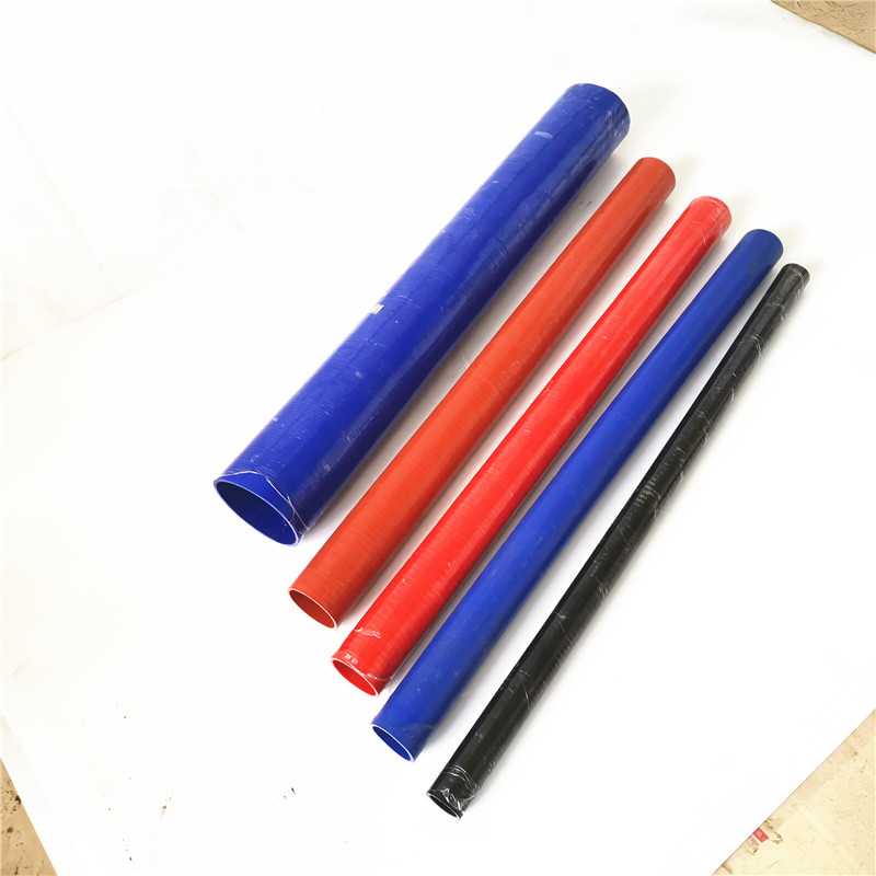 耐高温高压红色硅胶软管夹布夹线米管加厚黑色大口径电晕机硅胶管