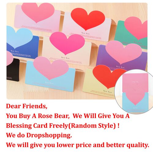 25cm Teddy Rose Bear Artificial Flowers Wedding Birthday Wom