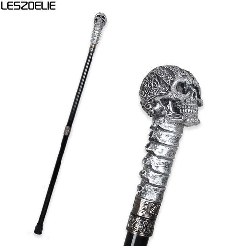 速发Resin Skull Head Handle Walking Stick For Man Fashion De