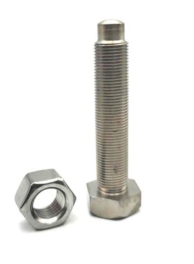 STCAM4/5/6/8/10/12定位螺栓外六角头细牙螺纹凸端R角型