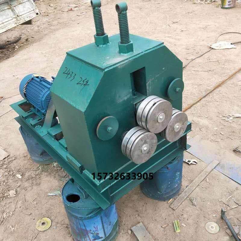 钢筋卷圆机电动扁铁压圆机手动铁丝卷圈机槽钢s角铁滚圆机弯箍机