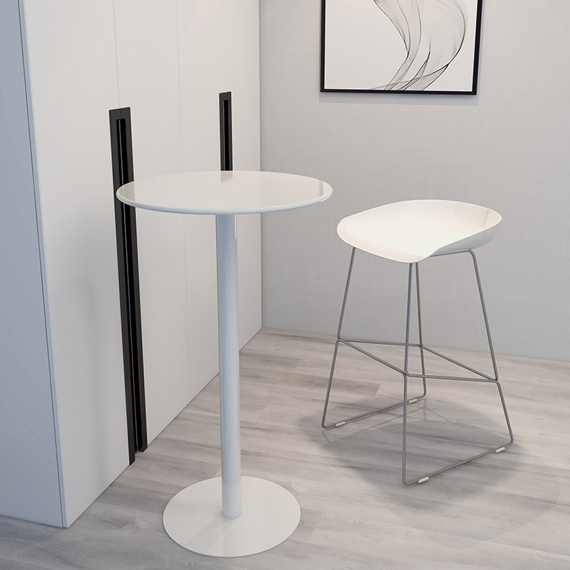 现货速发吧台桌阳台家用吧桌奶茶店高桌子酒吧铁艺咖啡桌高台休闲