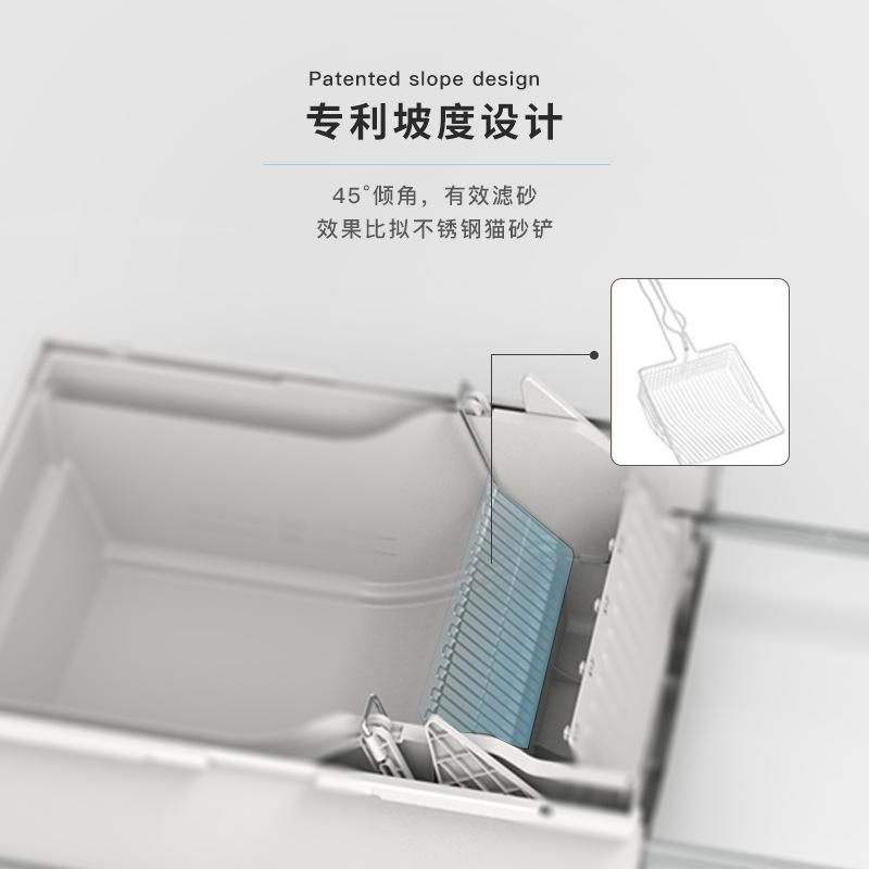 半自动猫c砂盆手摇全封闭超大号猫厕所抽屉防外溅自动清理防臭防
