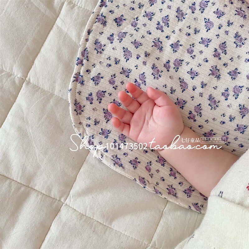 婴儿拍垫肩巾嗝防吐奶超软宝宝围兜纱布小方巾新生儿口新款