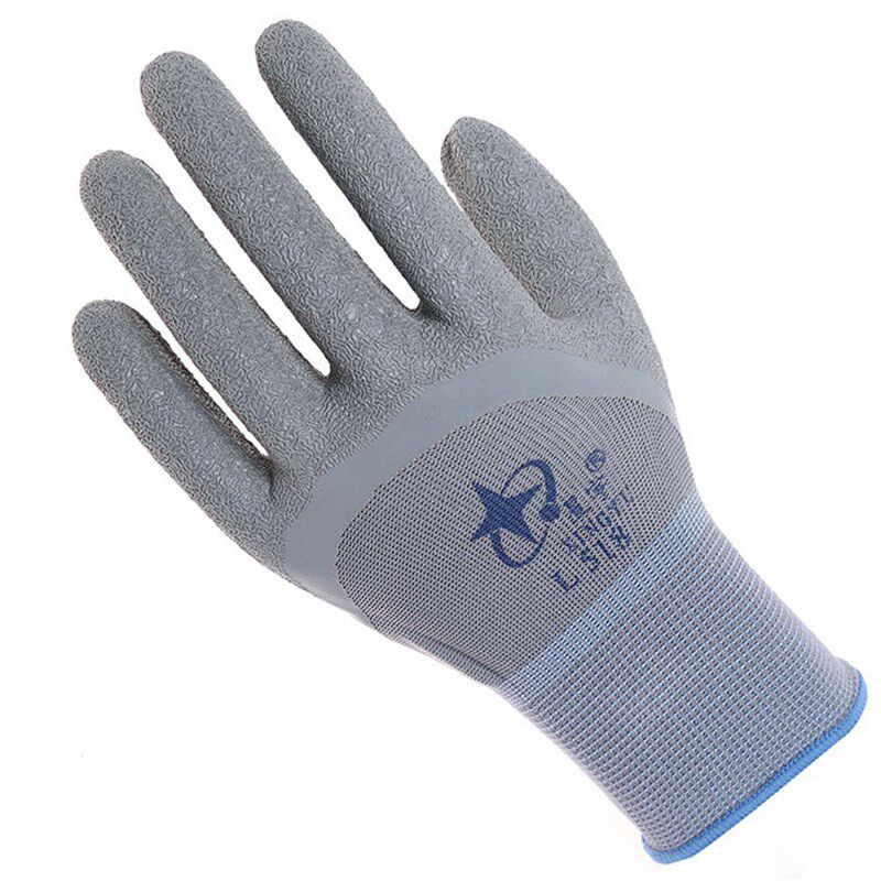 包邮星宇L508正品L518劳保z手套皱纹浸乳胶女士耐磨防滑透气左农