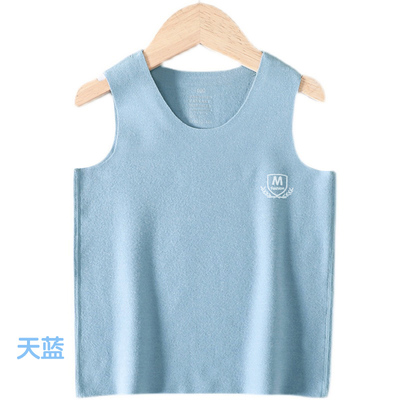 胖童保暖背心加肥加大德绒儿童大童男童大码加绒内衣上衣跨栏吊带