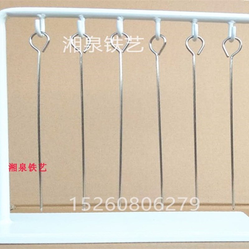 现货铁艺烧烤肉串架子羊肉串挂架酒店餐厅餐具野餐烧烤用品烧烤炉