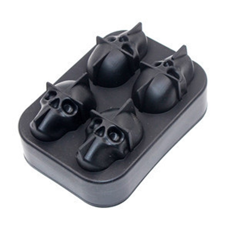 Silicone Ice Tray Mold Whiskey Drink Skull Ice Cube Mold Ice