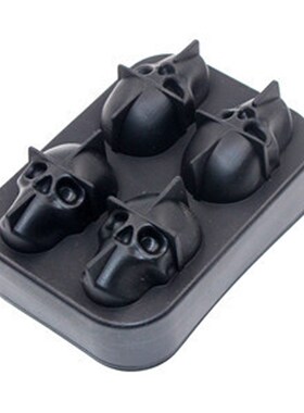 Silicone Ice Tray Mold Whiskey Drink Skull Ice Cube Mold Ice