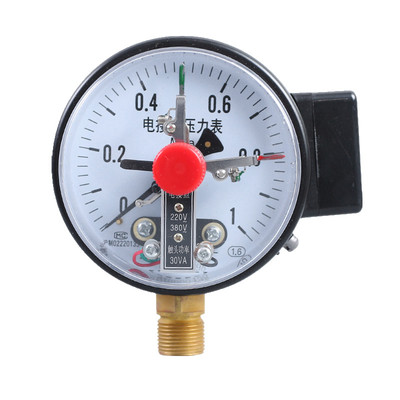 气压表水压表YXC100磁助式电接点压力表30VA上下限压力控制器真空