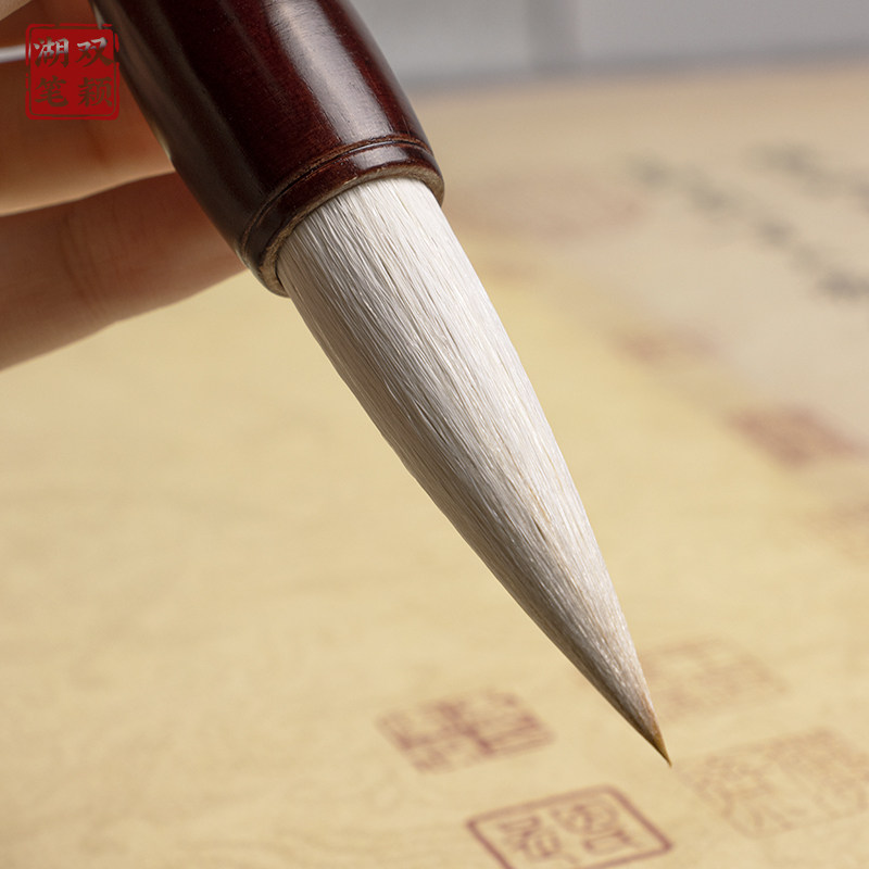沈建英斗笔大毛e笔提笔大字兼毫春联抓笔狼毫湖笔湖州写对联提斗