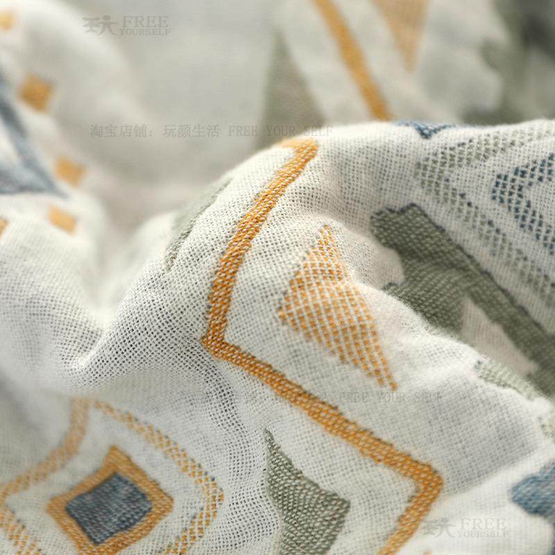 加厚纯棉纱布被子多功能毛巾被盖毯午睡休息四季盖毯W空调夏凉被.,床上用品,羊毛被/驼毛被,淘宝优惠券,粉丝福利购,淘宝优惠卷