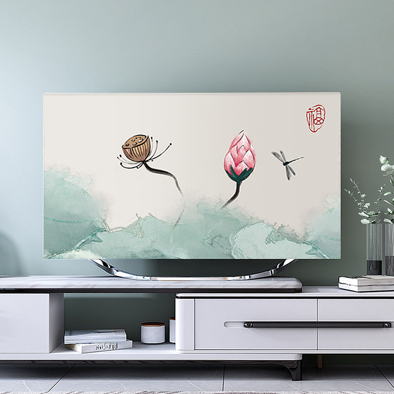 电视机防尘罩全包弹力防滑55寸65英寸75液晶简约盖布2022新款套罩