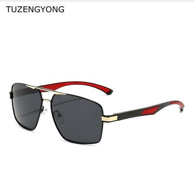 TUZENGYONG 2021 New Aluminum Men's Sungldasses Polarized Len