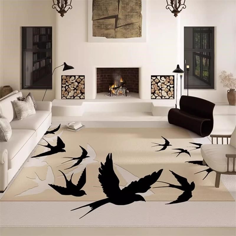 客厅地毯美式沙发茶几毯家用免洗耐脏可擦地垫卧室床边毯入户地垫,居家布艺,地毯,淘宝优惠券,粉丝福利购,淘宝优惠卷