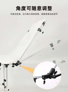 贝欣285W小型摄影棚静物拍摄台LED摄影灯柔光箱大型室内补光灯箱