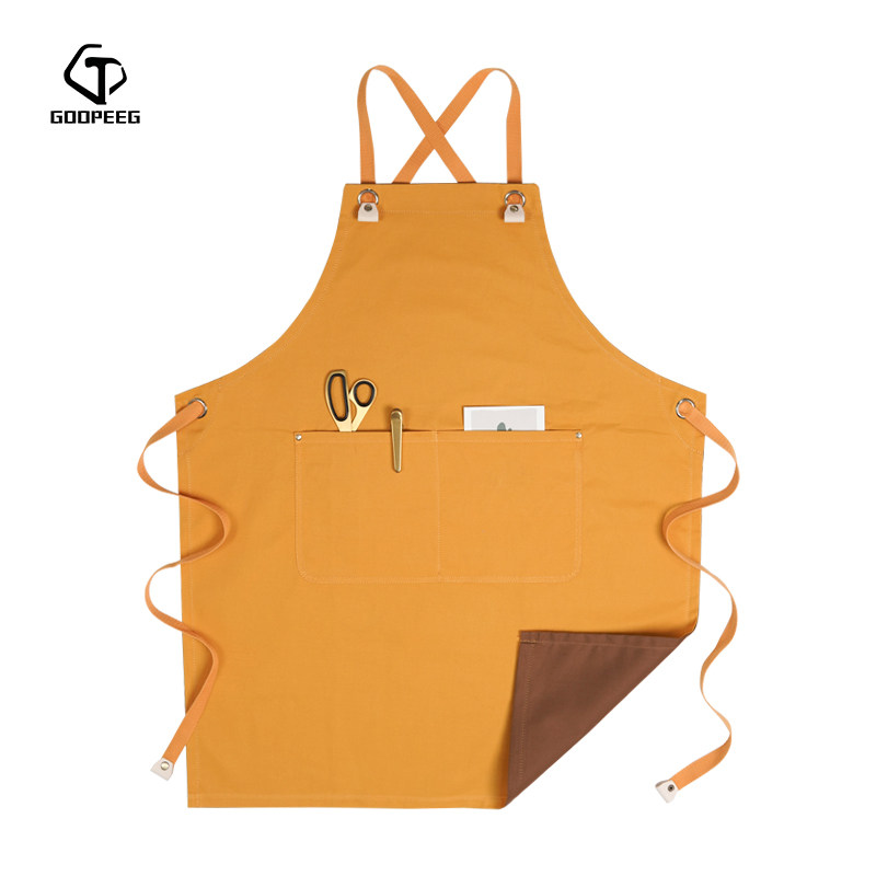 围裙定制logo园艺花艺咖啡师西餐厅宠物店时尚双面撞色工作服,家庭/个人清洁工具,围裙,淘宝优惠券,粉丝福利购,淘宝优惠卷