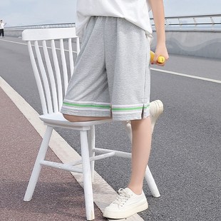 百搭宽松棉质五分裤 休闲运动短裤 热裤 少女高中生时尚 子 初中生夏季