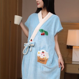 可穿式速干浴巾裹巾女士比全棉吸水家用高级大人游泳2023新款