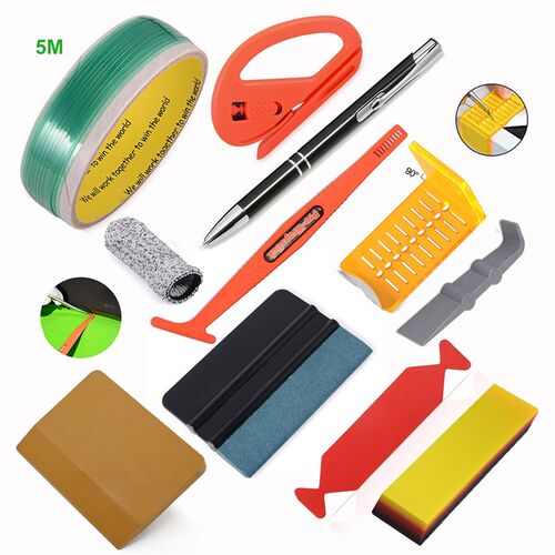 Vinyl Wrap Film Stickers Cut Knifeless Tape Window Tint Kit