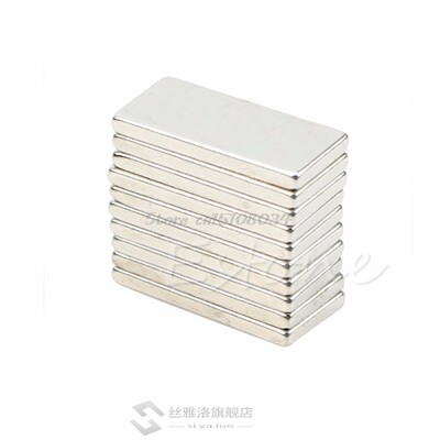 热销10 x Super Strong Block Fridge Magnets Rare Earth Neodym