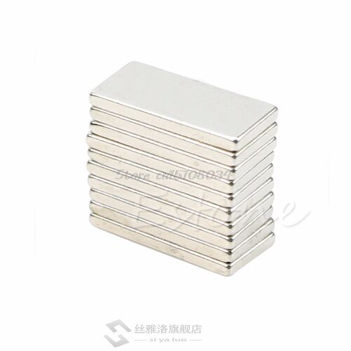 热销10 x Super Strong Block Fridge Magnets Rare Earth Neodym